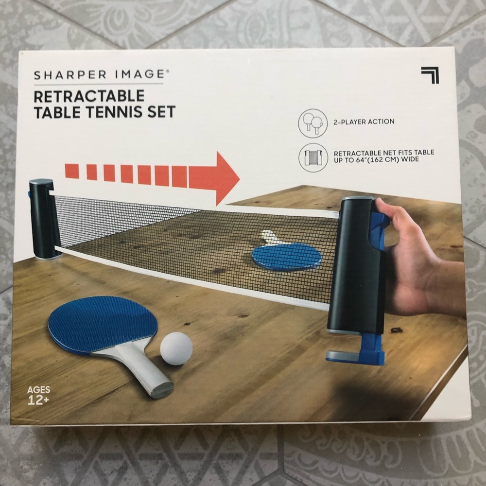 Retractable Table Tennis Set